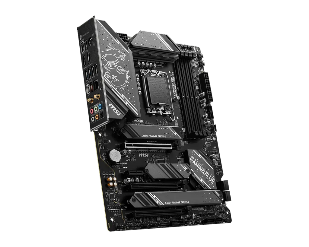 Материнская плата MSI Z790 GAMING PLUS WIFI LGA1700 4xDDR5 6xSATA3 RAID 4M.2 HDMI DP ATX — фото 3
