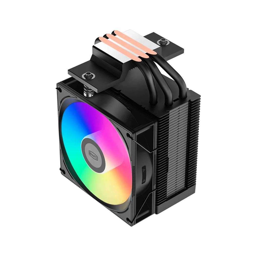 Вентилятор для процессора PCCooler R300 ARGB BK TDP 150W 4-pin 115X/1200/1700/AM4/AM5 Черный — фото 8