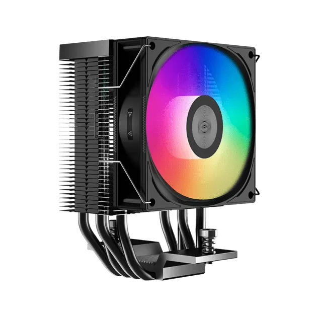 Вентилятор для процессора PCCooler R400 ARGB BK TDP 180W 4-pin 115X/1200/1700/AM4/AM5 Черный — фото 6