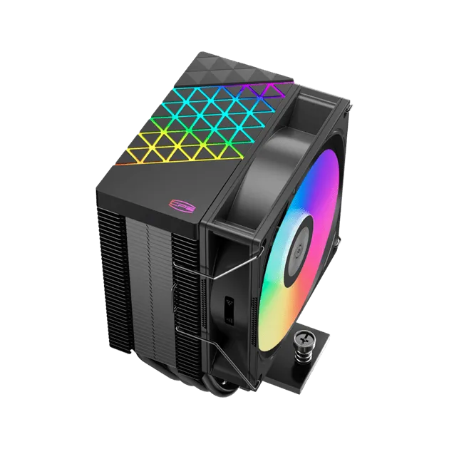 Вентилятор для процессора PCCooler R400 ARGB BK TDP 180W 4-pin 115X/1200/1700/AM4/AM5 Черный — фото 2