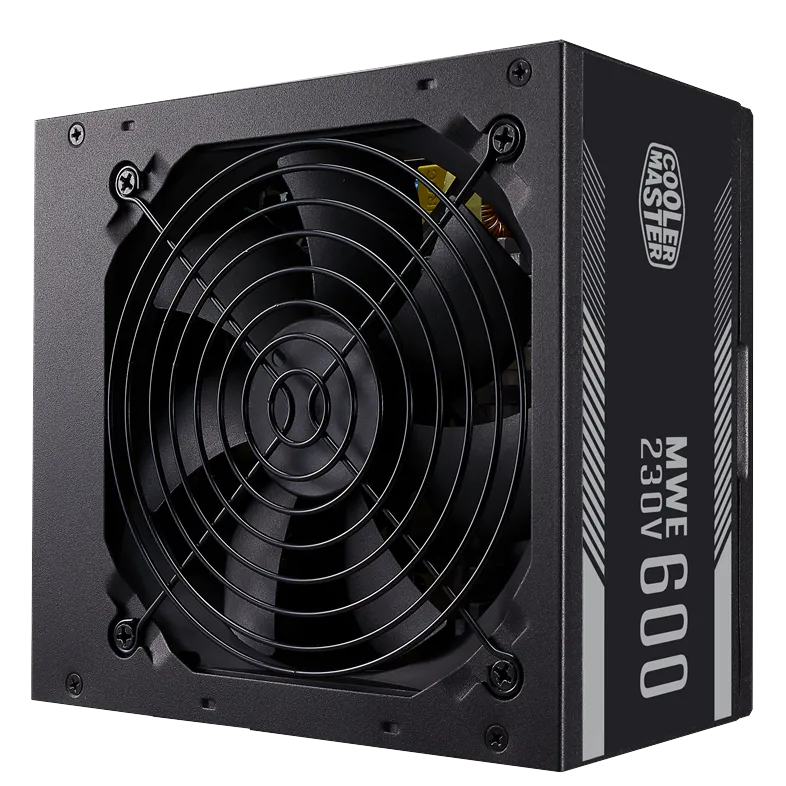 Блок питания CoolerMaster  600W, MWE 600 White V2, Non Modular, КПД 85%, Черный, MPE-6001-ACABW-EU