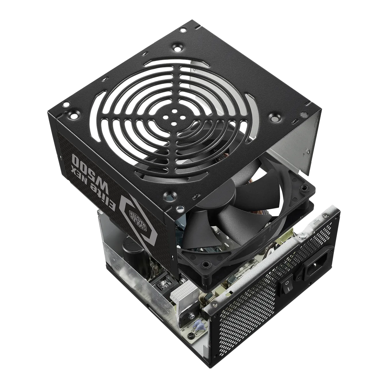 Блок питания CoolerMaster  500W, Elite NEX White W500, Non Modular, >85%, Черный, MPW-5001-ACBW-BEU — фото 5