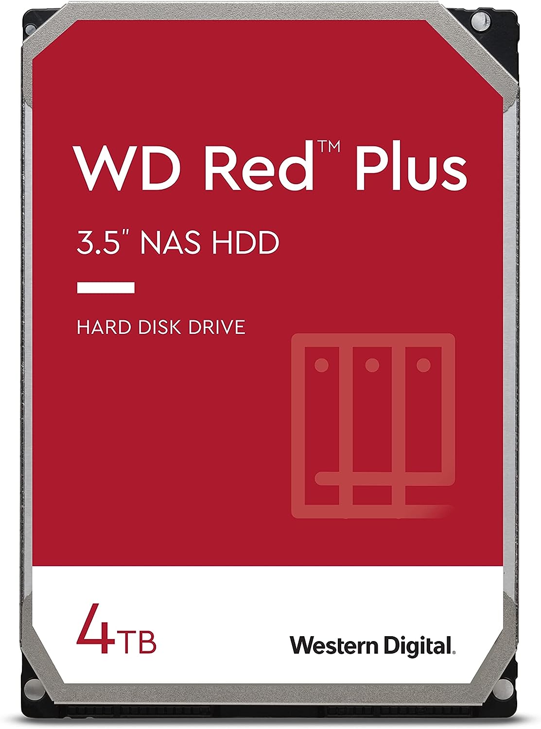 Жесткий диск для NAS систем HDD  4Tb Western Digital RED Plus SATA 6Gb/s 3.5