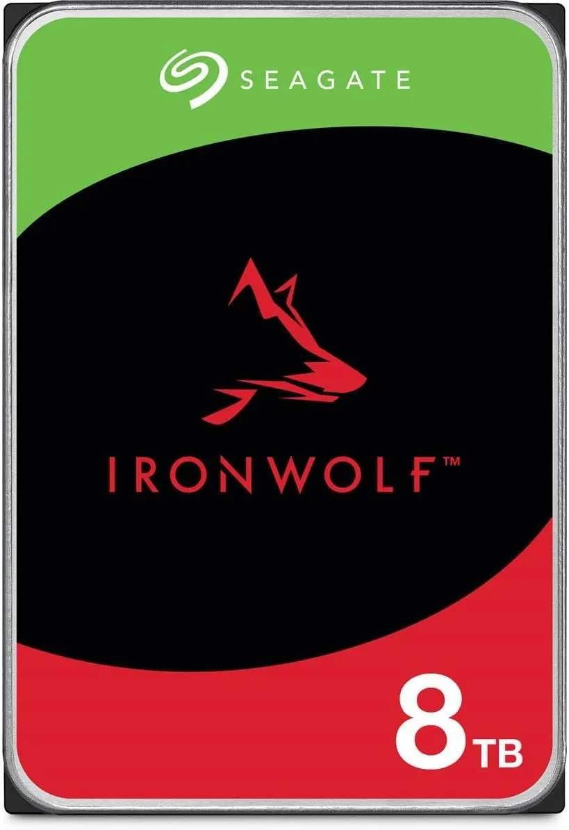 SEAGATE HDD IronWolf NAS (3.5''/8TB/SATA 6Gb/s/rpm 5400) — фото 1