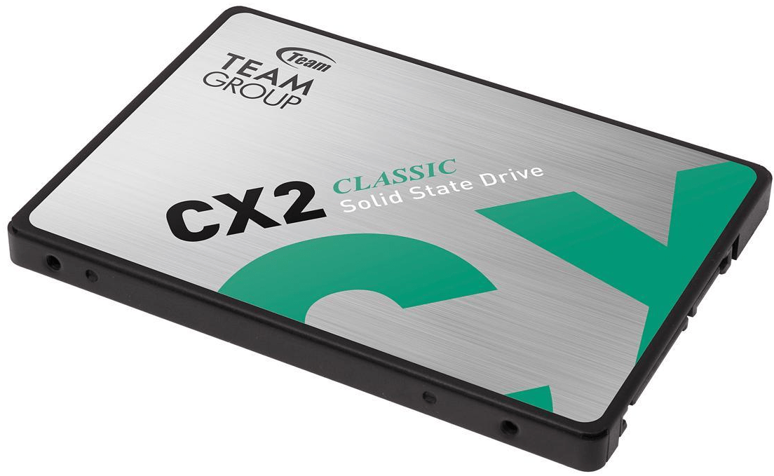 Твердотельный накопитель 2000GB SSD TeamGroup CX2 2.5” SATA3 R540Mb/s W490MB/s T253X6002T0C101