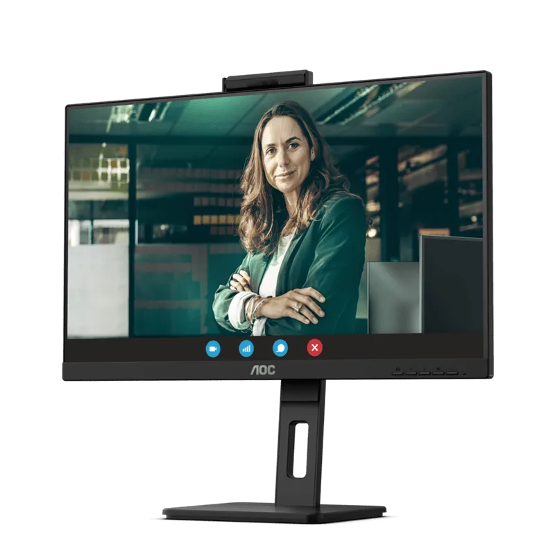 Монитор 23,8" AOC 24P3QW IPS 1920x1080 75Hz 4ms 300cd/m 1000:1 2xHDMI DP 4xUSB 3.2 2x5W WEB Камера — фото 6