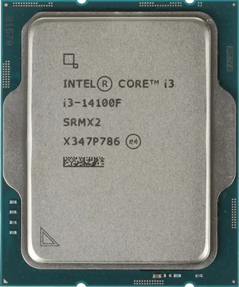 CPU Intel Core i3-14100F 3.5GHz 4/8 Raptor Lake Refresh 60W LGA1700 Tray — фото 1