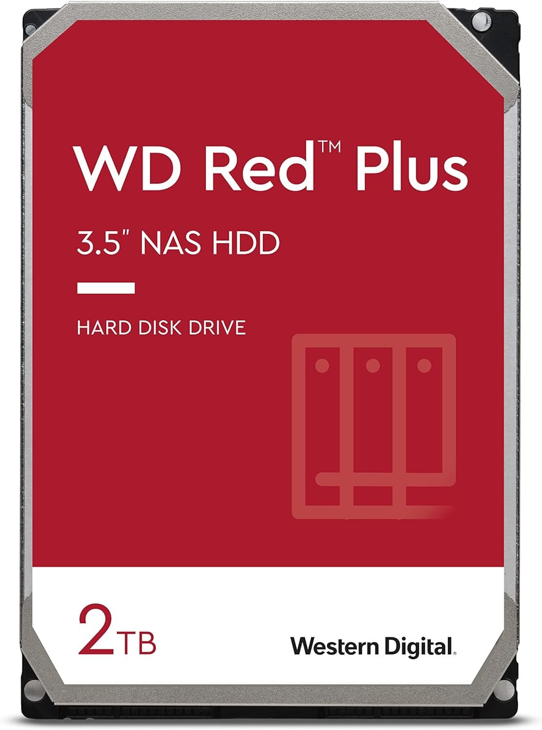 Жесткий диск для NAS систем HDD  2Tb Western Digital RED Plus SATA 6Gb/s 3.5