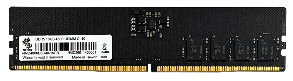 Оперативная память 16GB DDR5 4800MHz NOMAD UDIMM CL40 NMD4800D5U40-16GB Bulk Pack