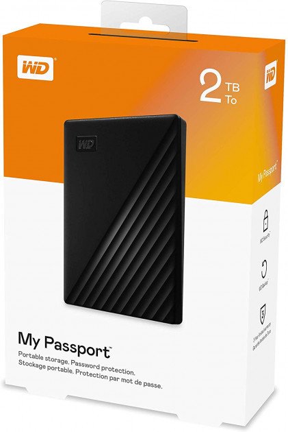 Внешний HDD Western Digital  2Tb My Passport 2.5