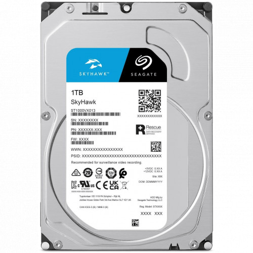 Жесткий диск для видеонаблюдения  1Tb Seagate SkyHawk SATA3 3.5