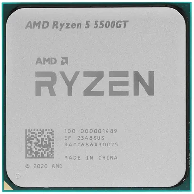 Процессор CPU AMD Ryzen 5 5500GT, 3.6(up to 4.4)GHz, 6C/12T, 3+16Mb, TDP 65W,  Socket AM4, oem