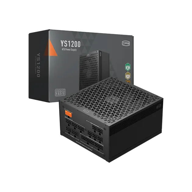 Блок питания PCCooler 1200W, YS1200, Full Modular, 80+ GOLD, ≥92%, Fan 135mm, Черный, P5-YS1200-G1F