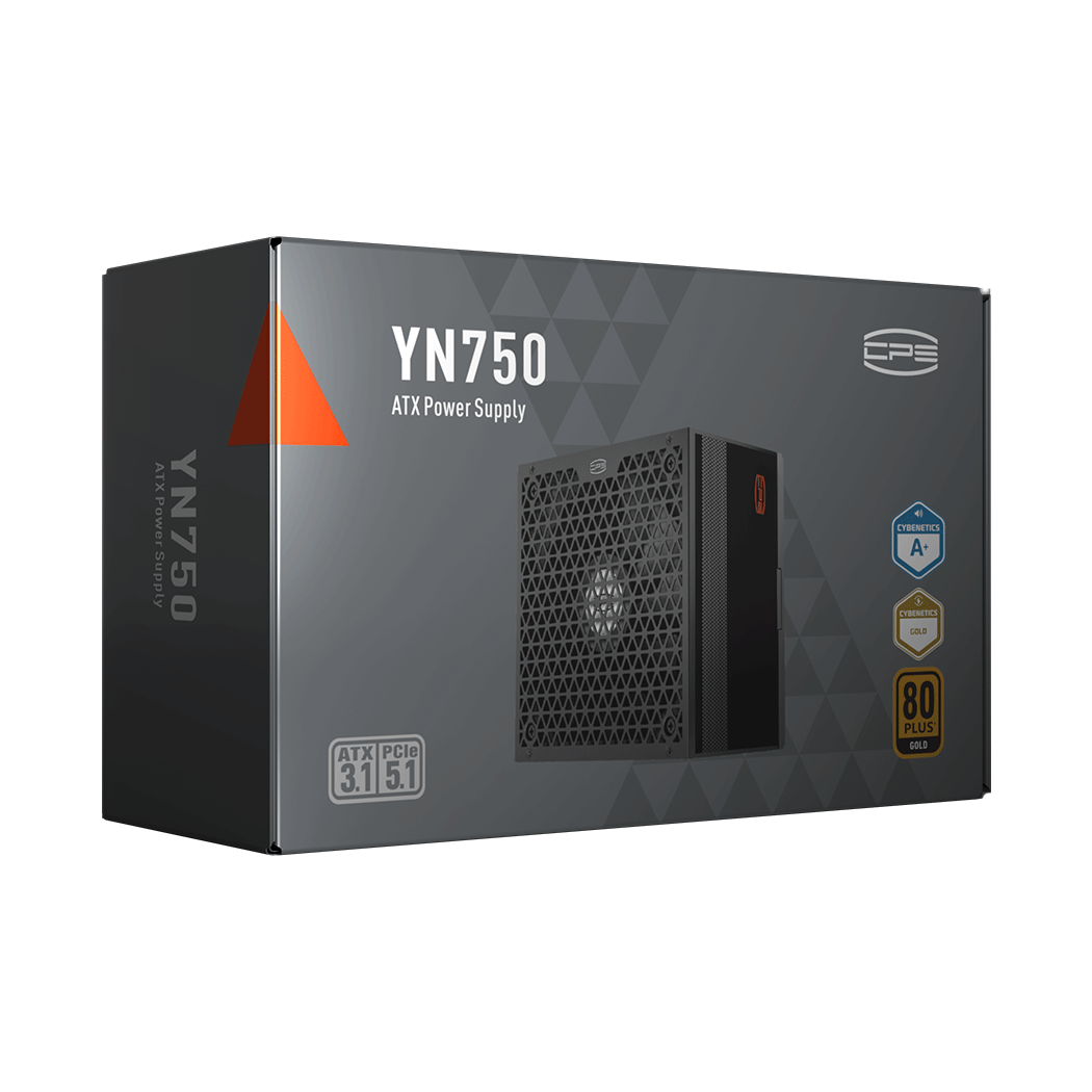 Блок питания PCCooler YN750, 750W, Modular, 80+ GOLD, Fan 135mm, P5-YN750-G1F