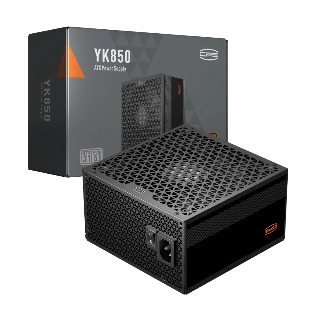 Блок питания PCCooler 850W, YK850, Non Modular, 80+ BRONZE, ≥86.5%, Fan 135mm, Черный, P5-YK850-B1F