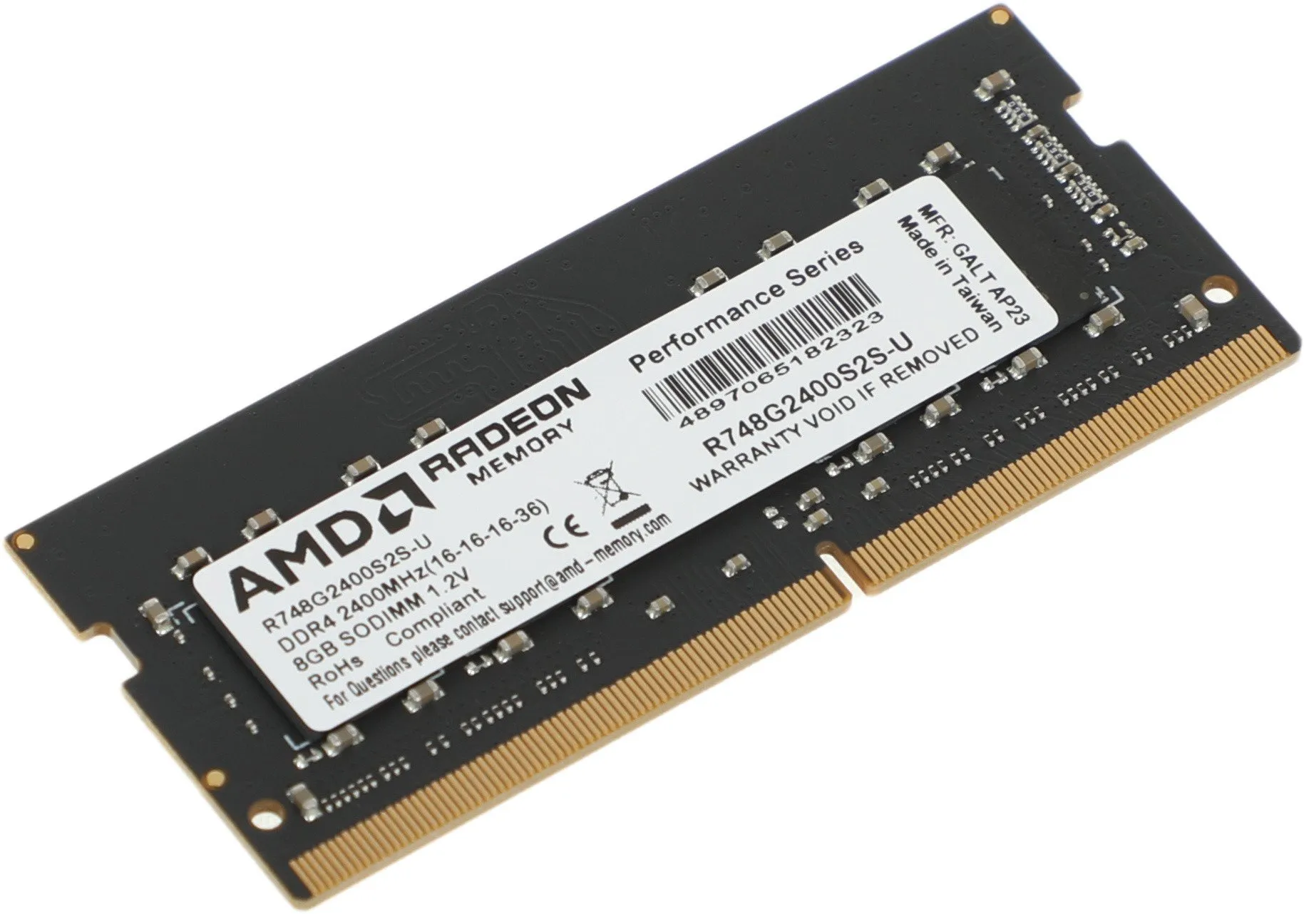 Оперативная память для ноутбука  8Gb DDR4 2400MHz AMD Radeon R7 Series R748G2400S2S-U Retail — фото 2