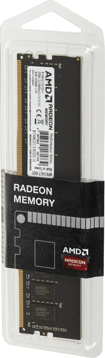 Оперативная память 8GB DDR4 2133MHz AMD Radeon R7 Performance Series R748G2133U2S-U Retail Pack