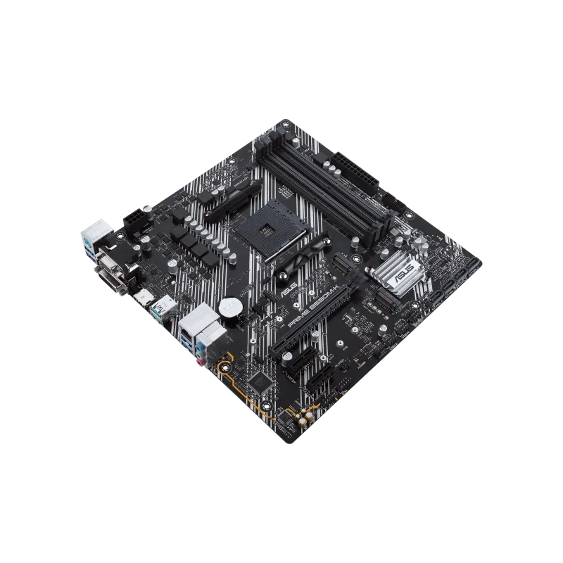 Материнская плата ASUS PRIME B550M-K  AM4 4xDDR4 4xSATA3 RAID 2xM.2 DVI-D D-Sub HDMI mATX — фото 5