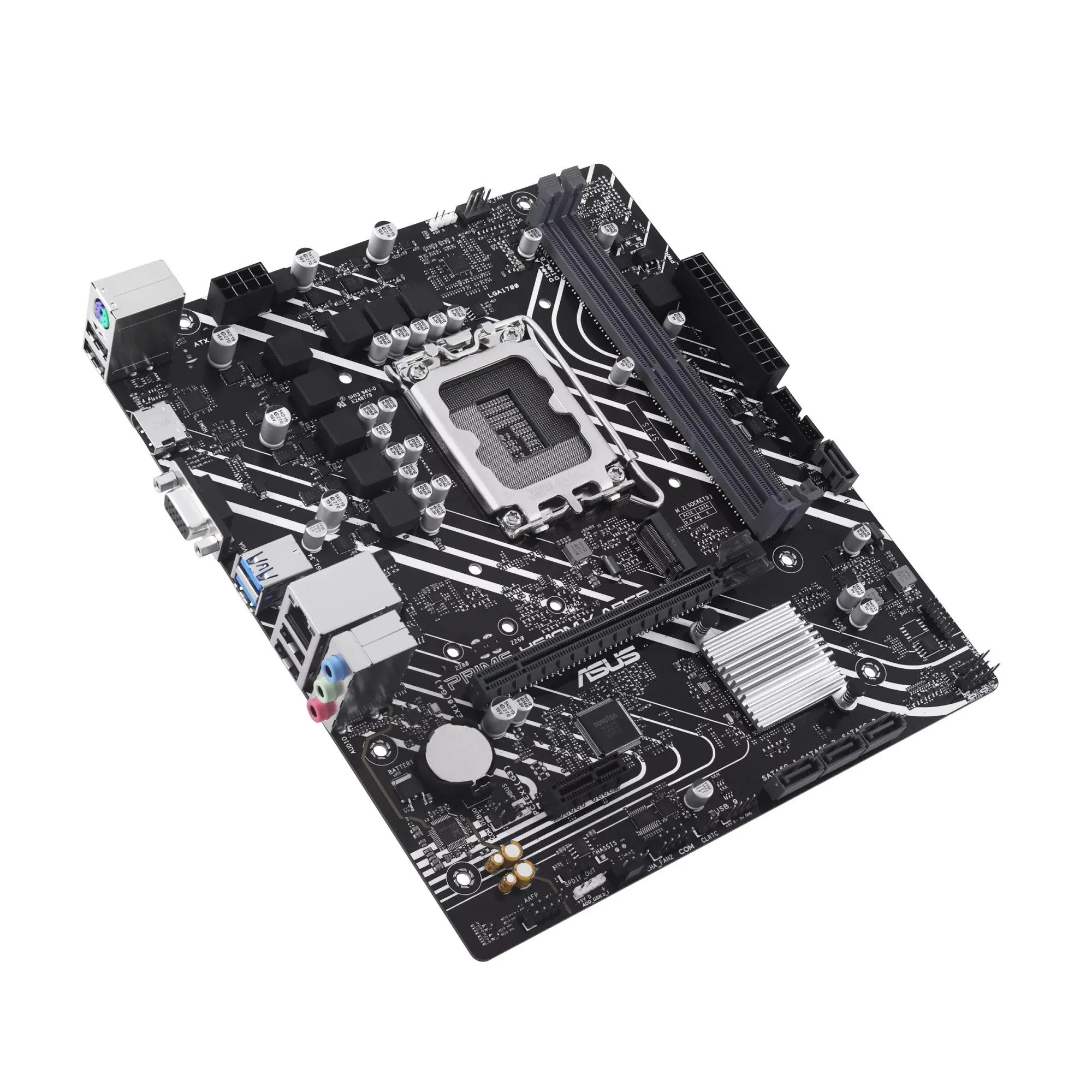 Материнская плата ASUS PRIME  H610M-K ARGB, LGA1700 2xDDR5 4xSATA3 M.2 VGA HDMI mATX — фото 4