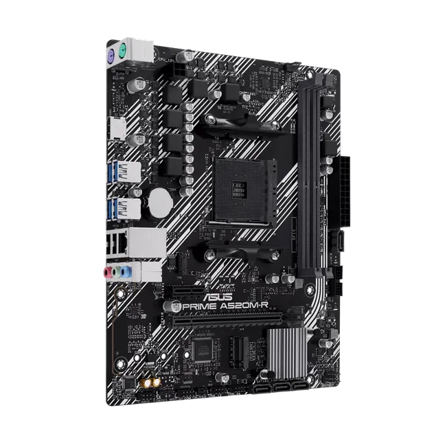 Материнская плата ASUS PRIME A520M-R AMD A520 AM4 2xDDR4 4xSATA3 RAID M.2 HDMI mATX — фото 2
