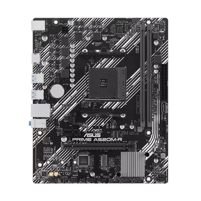 Материнская плата ASUS PRIME A520M-R AMD A520 AM4 2xDDR4 4xSATA3 RAID M.2 HDMI mATX