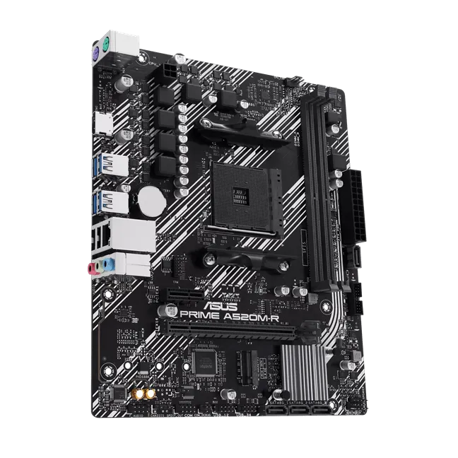 Материнская плата ASUS PRIME A520M-R AMD A520 AM4 2xDDR4 4xSATA3 RAID M.2 HDMI mATX — фото 3