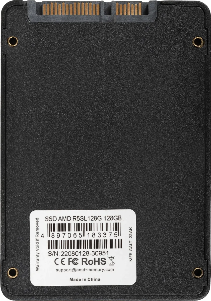 Твердотельный накопитель  128GB SSD AMD RADEON R5 SATA3 2,5" R530/W445 7mm R5SL128G — фото 5