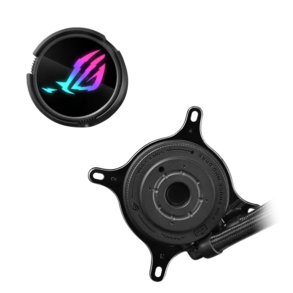 Водяное охлаждение CPU Asus ROG STRIX LC III 360 120mm Liquid CPU Cooler, 3 x12cm PWM Fan — фото 4
