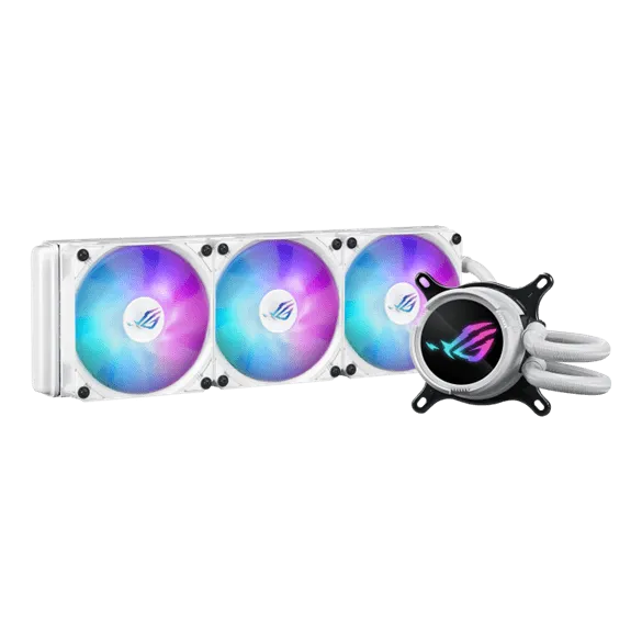 Водяное охлаждение CPU Asus ROG STRIX LC III 360 ARGB 120mm Liquid CPU Cooler, 3 x12cm, ARGB, White