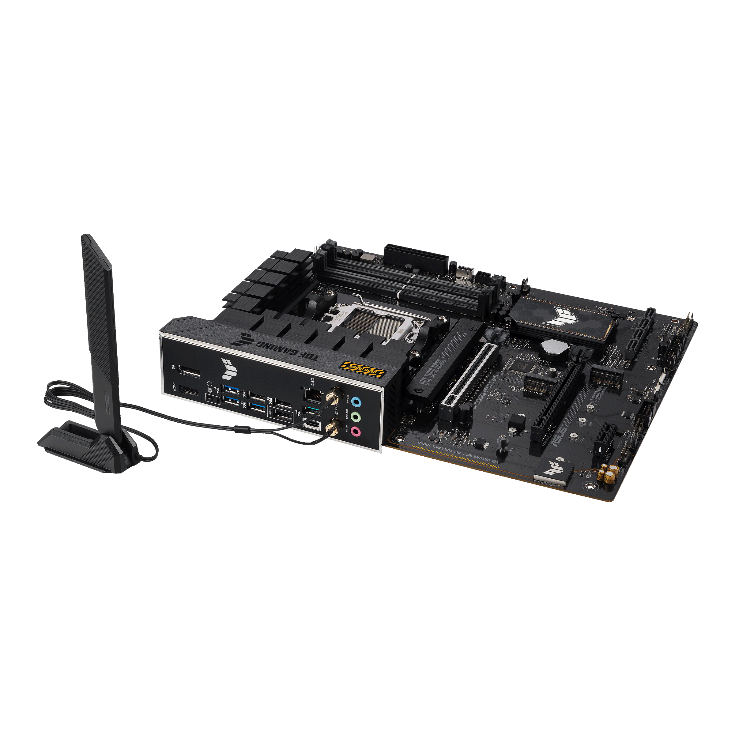 Материнская плата ASUS TUF GAMING B650-E WIFI AM5 4xDDR5 4xSATA3 RAID 3xM.2 DP HDMI ATX