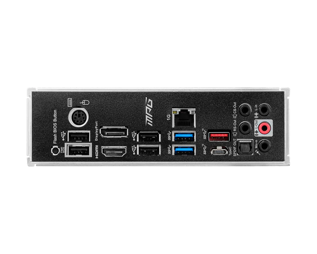 Материнская плата MSI MPG B550 GAMING PLUS AM4 4xDDR4 6xSATA3 RAID 2xM.2 HDMI DP ATX — фото 5