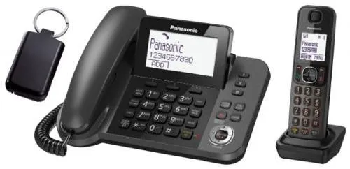 Радиотелефон PANASONIC KX-TGF320 (RUM) Черный — фото 3