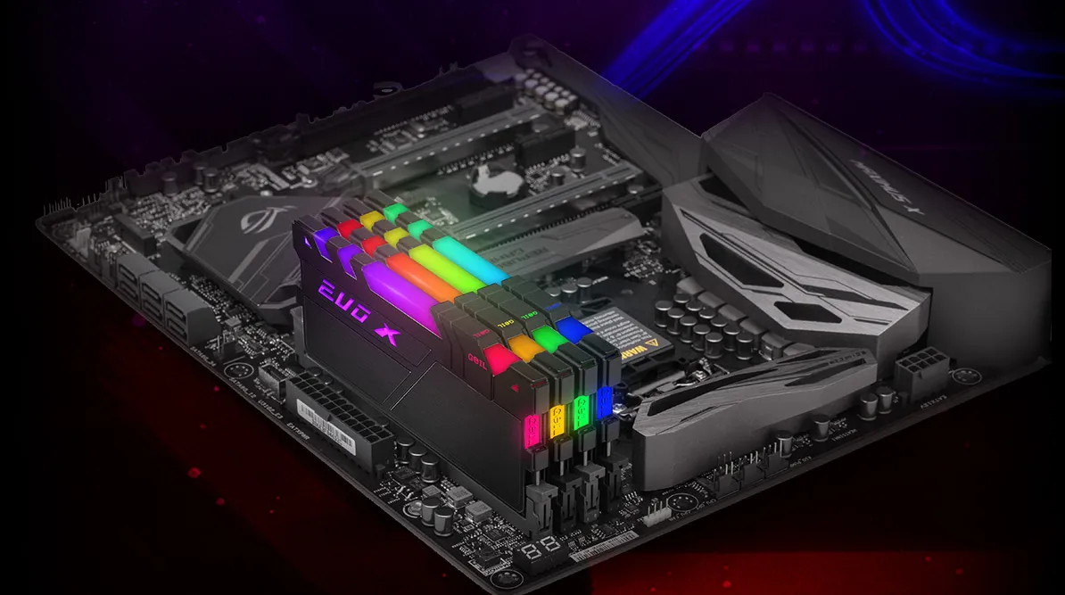 Оперативная память 16GB GEIL 3200MHz DDR4 PC4-25600 EVO X II Black RGB CL16 GEXSB416GB3200C16BSC — фото 4