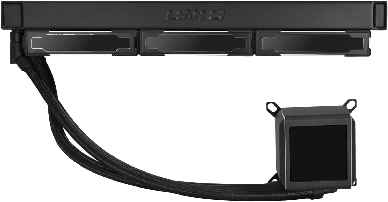 Водяное охлаждение для CPU Lian Li GA II LCD SL-INF 360 ARGB 3x120mm Black G89.GA2ALCD36INB.00 — фото 3