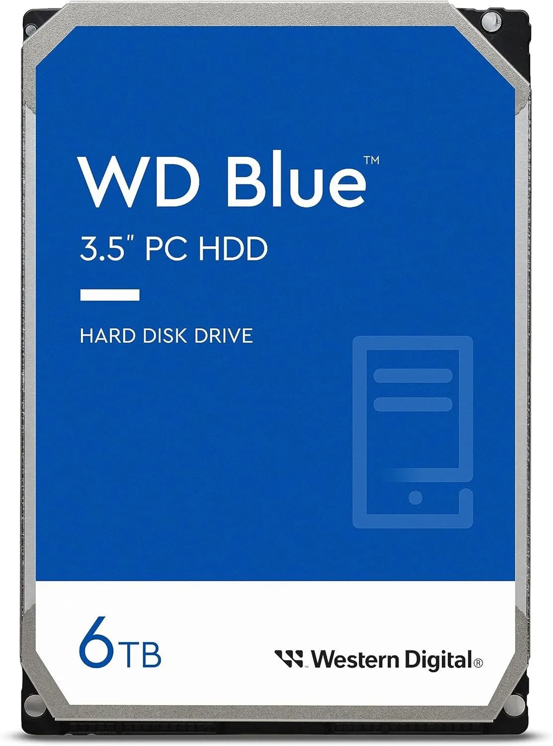 Жесткий диск HDD 6Tb Western Digital Blue SATA 6Gb/s 256Mb 5400rpm WD60EZAX — фото 2