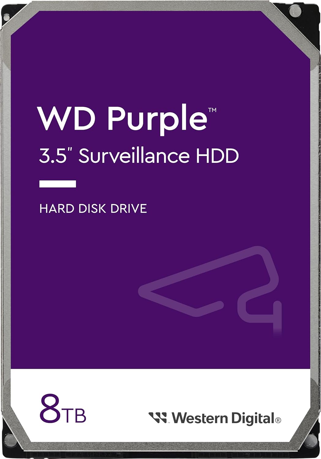 Жесткий диск для видеонаблюдения HDD  8Tb Western Digital Purple SATA3 256Mb 5640rpm 3,5