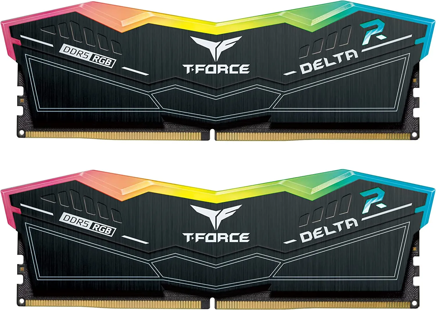DDR-5 DIMM 64 GB 6000 MHz Team Group T-Force Delta RGB, 2x32 GB Kit, Black, BOX (FF3D564G6000HC38ADC01)