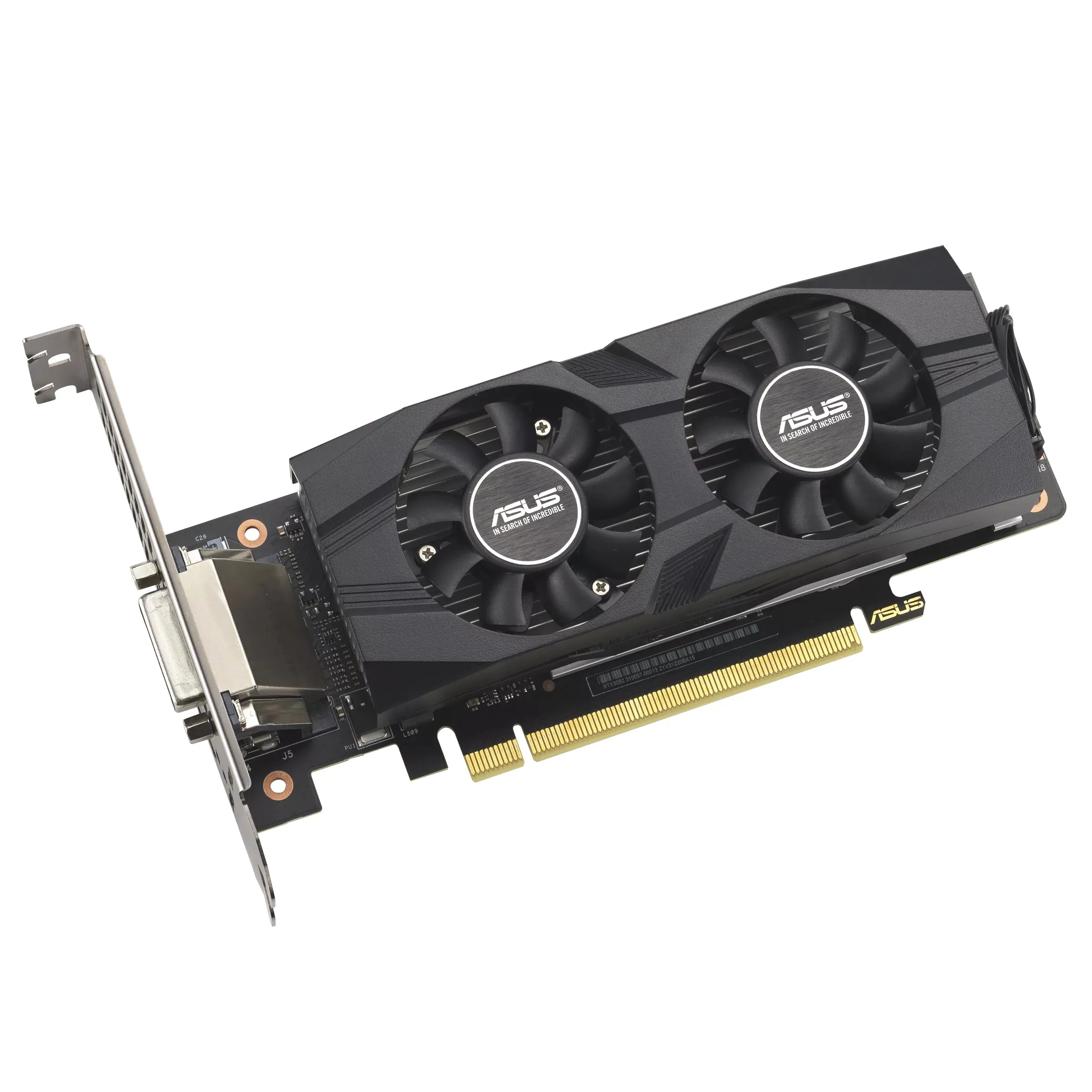 Видеокарта ASUS GeForce RTX3050 OC GDDR6 6GB 96-bit DVI HDMI DP RTX3050-O6G-LP-BRK — фото 6