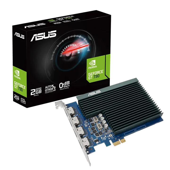 Видеокарта ASUS GeForce  GT730 2GB GDDR5 64-bit 4xHDMI GT730-4H-SL-2GD5