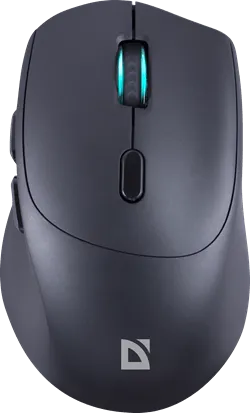 Беспроводная Мышь Defender Effect X MS-095	Разрешение 800/1200/1600 DPI, 5 + колесо-кнопка, Черная
