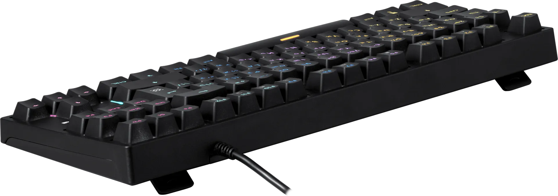 Клавиатура проводная игровая механическая Defender Blitz GK-240L RU,Rainbow (Черный), USB, ENG/RU, Н — фото 5