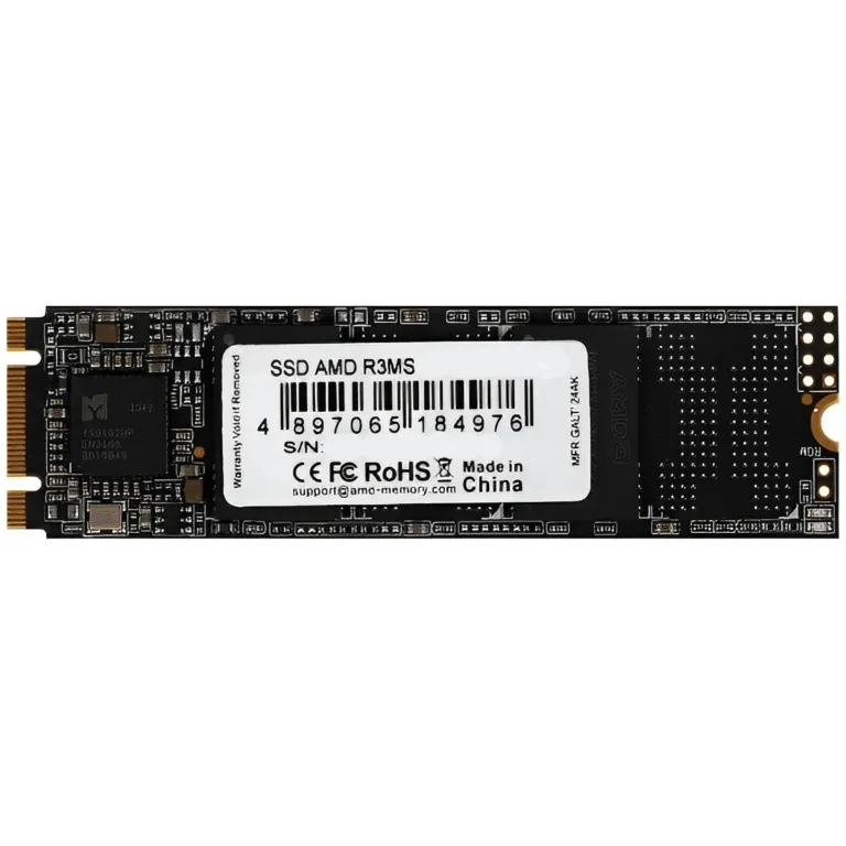 Твердотельный накопитель 512GB SSD AMD RADEON R3 Series M.2 SATA 2280 R550/W480 R3MS0512G8