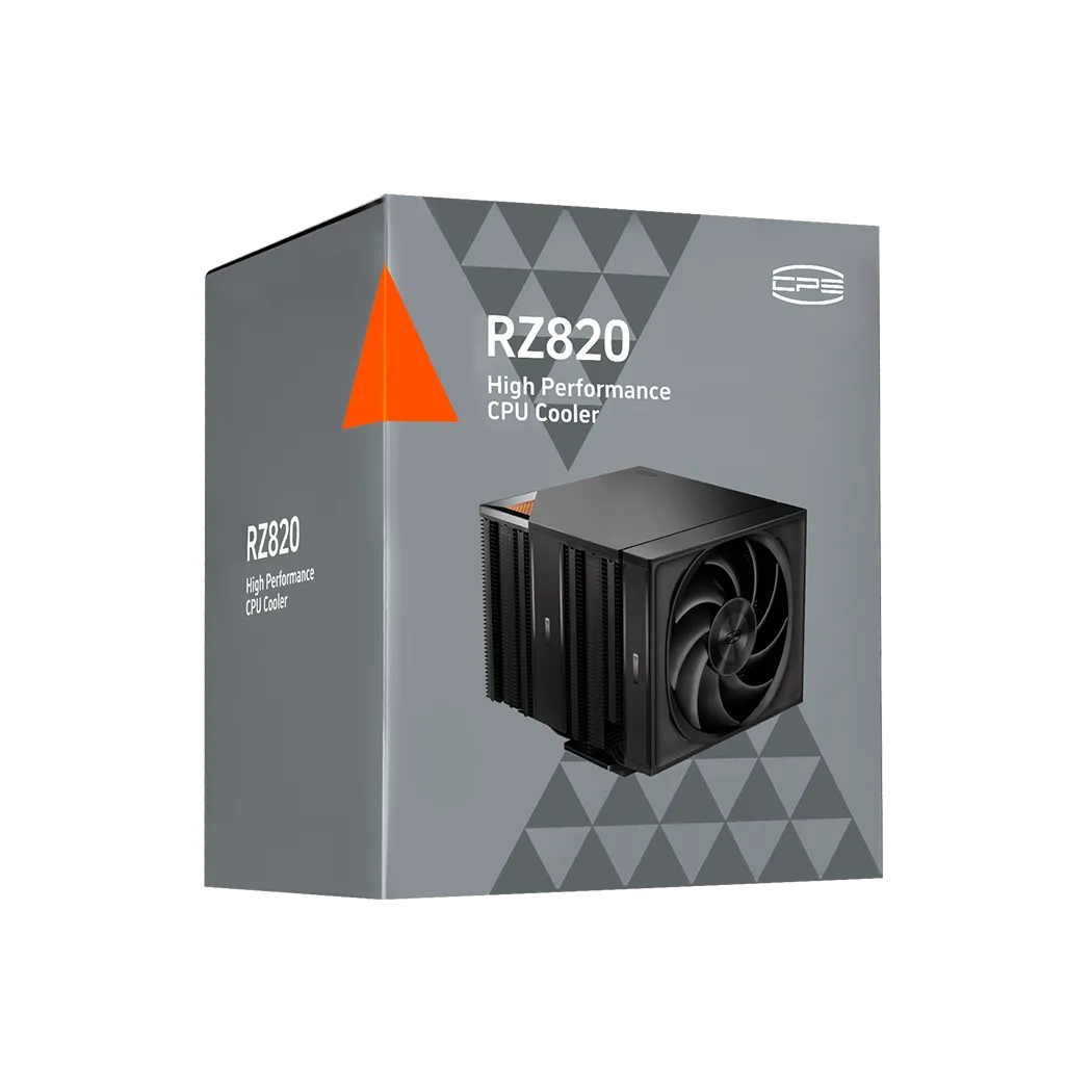 Вентилятор для процессора PCCooler RZ820 BK 300W ARGB 4pin 1851/1700/1200/115X/20XX/AM4/AM5 Черый — фото 2