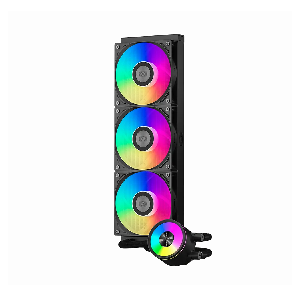 Водяное охлаждение для CPU PCCooler DA360 Pro ARGB BK TDP 300W 1200/1700/1851/20XX/AM5/AM4 Черный — фото 7