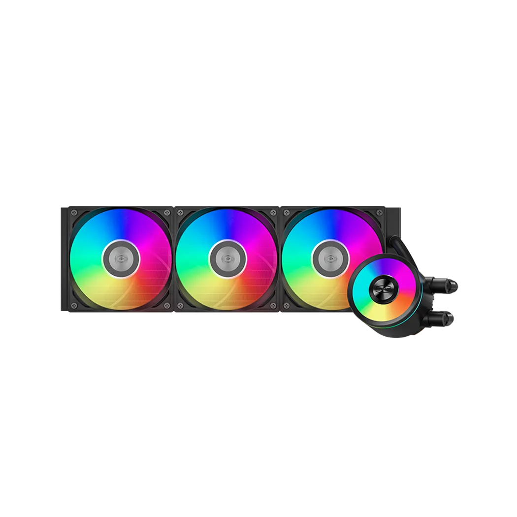 Водяное охлаждение для CPU PCCooler DA360 Pro ARGB BK TDP 300W 1200/1700/1851/20XX/AM5/AM4 Черный