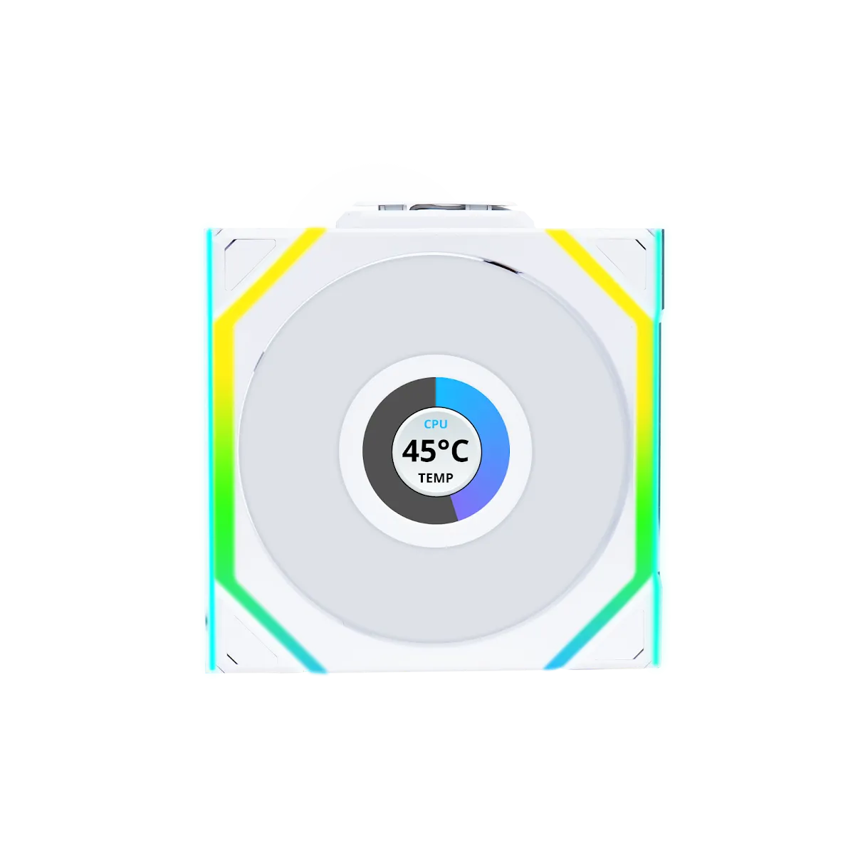 Вентилятор для корпуса Lian Li UNI FAN SL WIRELESS LCD 120mm No controller White G99.12SLLCD1W1W.00 — фото 7