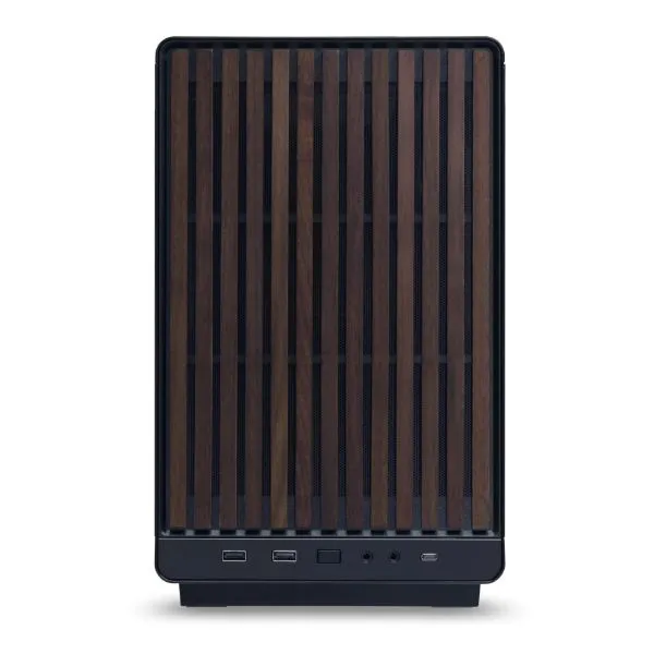 Корпус Lian Li A3-mATX B-W mATX/ITX G99.A3X-WD.00 БП ATX/SFX/SFX-L/Edge PSU, Черный-Дерево — фото 3