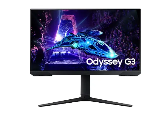 Монитор 24" SAMSUNG LS24DG300EIXCI VA FHD 1920x1080 180Hz 1мс 250кд/м2 3000:1 1xHDMI 1xDP HDR10 — фото 1