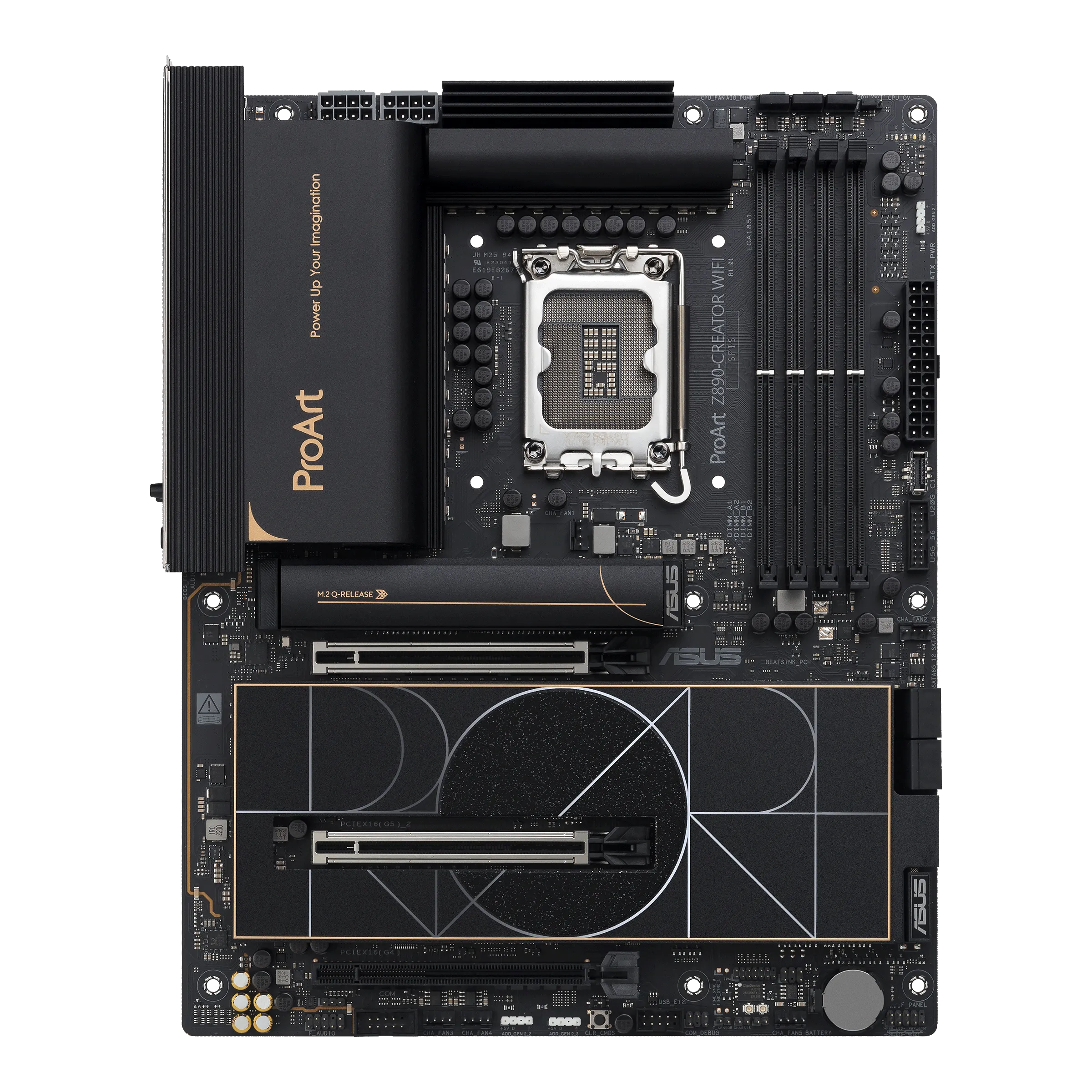 Материнская плата ASUS PROART Z890-CREATOR WIFI LGA1851 4xDDR5 4xSATA 5xM.2 1xHDMI 1xDP WiFi ATX — фото 8