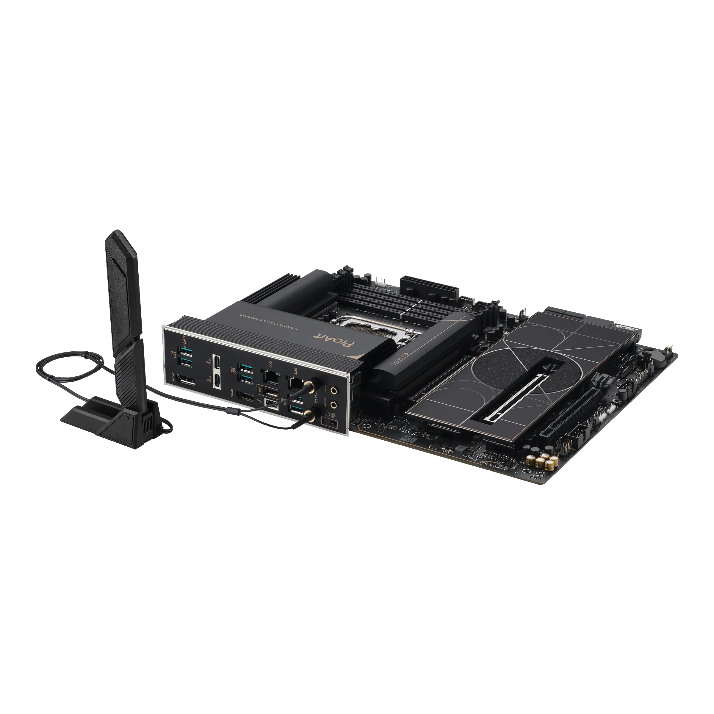 Материнская плата ASUS PROART Z890-CREATOR WIFI LGA1851 4xDDR5 4xSATA 5xM.2 1xHDMI 1xDP WiFi ATX — фото 3